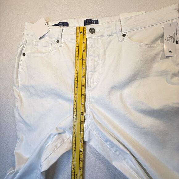 NYDJ Ami Skinny Jeans White Size 14 NWT Lift Tuck High Rise Soft - Picture 16 of 16